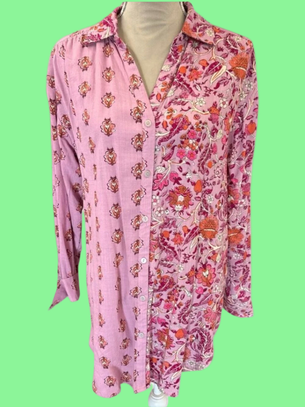 Knox Rose Pink Floral Tunic